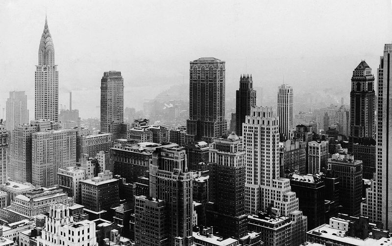 new york city pictures skyline. 1932 New York City Skyline